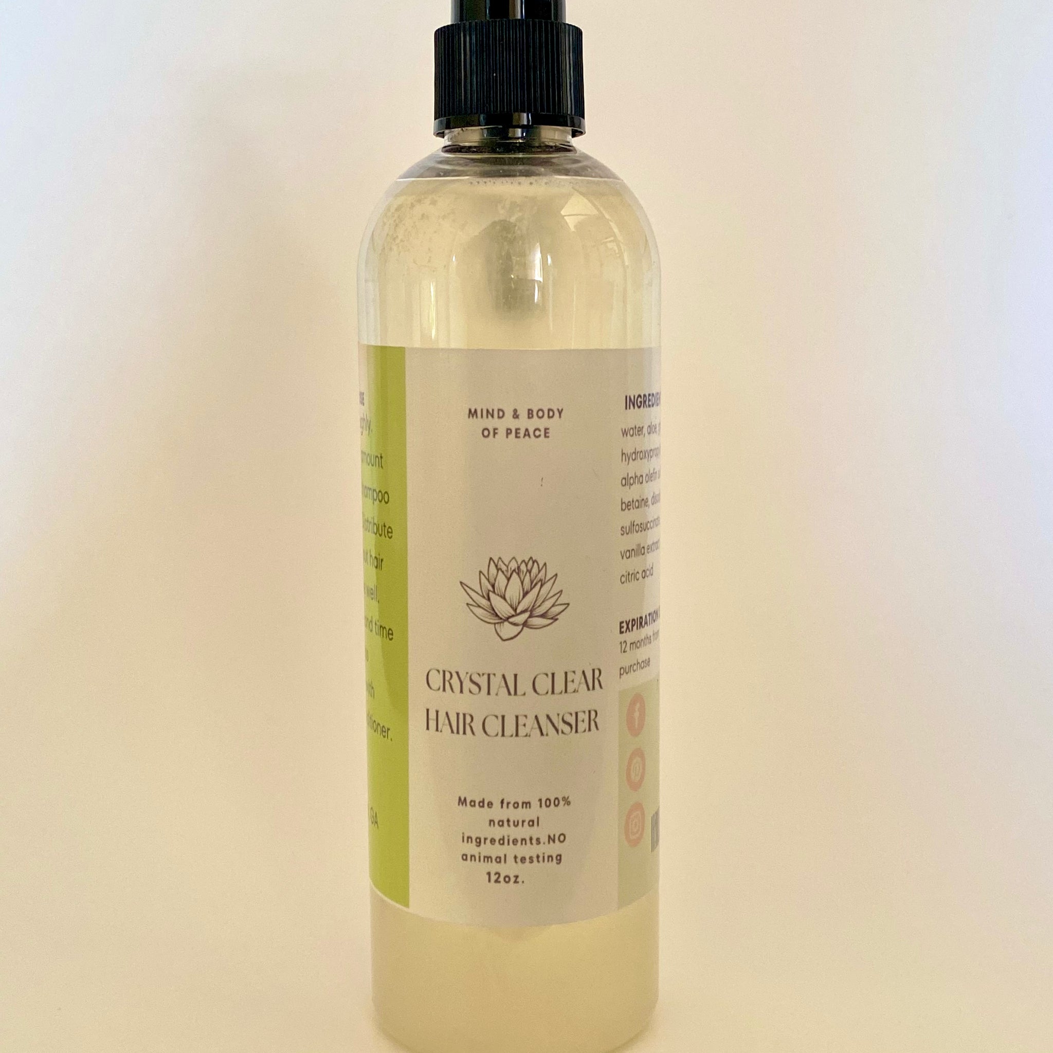 Crystal Clear Hair Cleanser