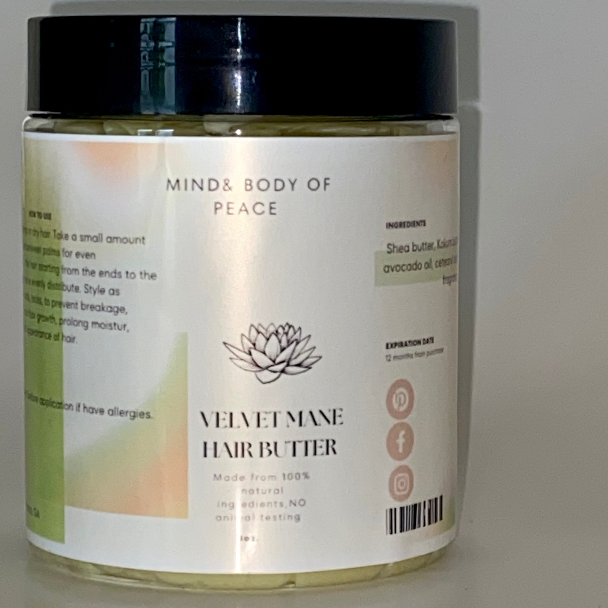 Vanilla Hibiscus Nourishing Hair Cream
